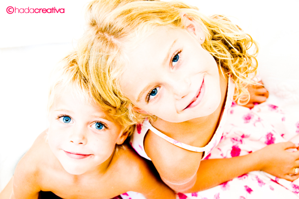 Retrato Creativo de dos niños Javea