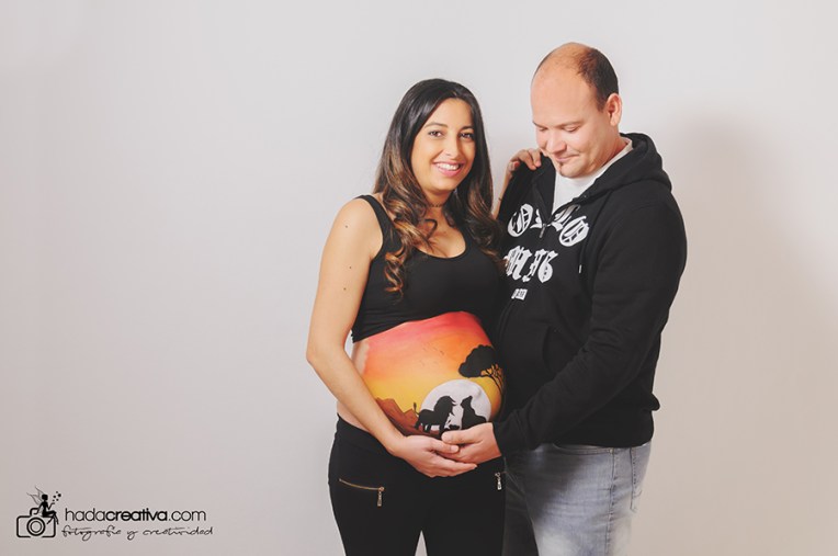 Mini Photo Session Belly Painting Maternity Denia Javea Moraira